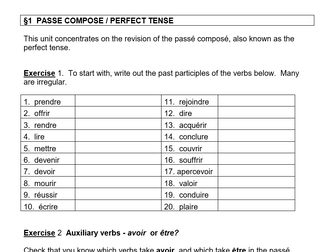 French A level Grammar Booklet