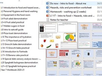 Year 7 Food & Nutrition-17 lesson bundle