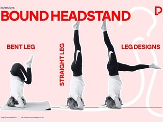 Bound Headstand Poster