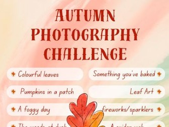 Autumn photography challenge