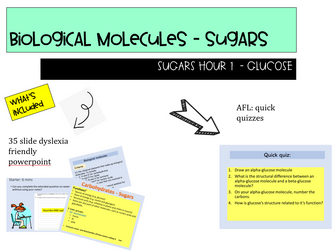 OCRBIOLOGYA Biological molecules glucose