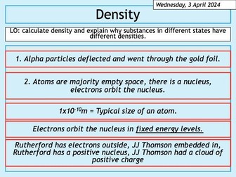 GCSE Physics: Density