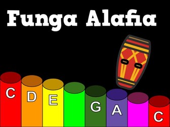 Funga Alafia - Boomwhacker Play Along Video and Sheet Music