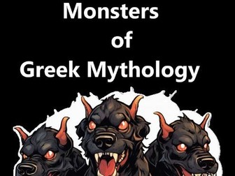 Monsters of Greek Myth Worksheet Packet (19 Assignments)