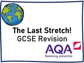 The Last Stretch - The Changing Economic World  AQA GCSE Geography Revision