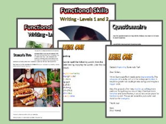 Functional Skills Writing (Level 1) - Dyslexia Friendly