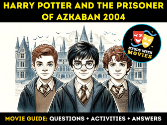 Harry Potter and the Prisoner of Azkaban 2004  Movie Guide: Questions + Activities Puzzles + Answers