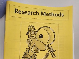 Research Methods Year 1 Booklet