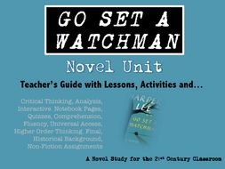 Go Set a Watchman: No Prep Novel Unit