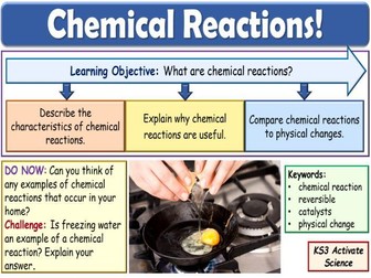 Chemical Reactions KS3 Activate Science
