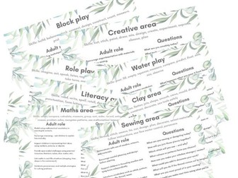 Enabling adult question prompt cards