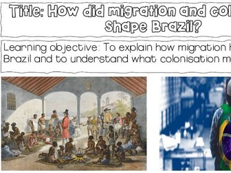 How has migration shaped Brazil