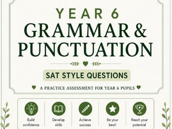 Year 6 SPAG SATs Practice Paper