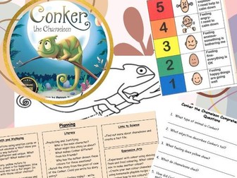 Conker the Chameleon Planner / Activities