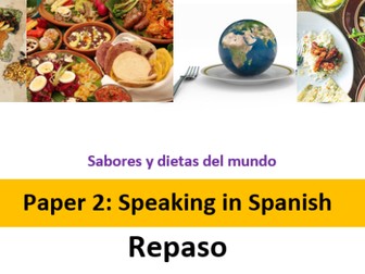 SPANISH GCSE - Photo card speaking revision