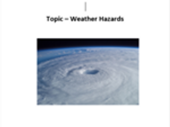 AQA 1A Tropical Storms (ALL LESSONS)
