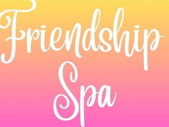 Friendship Spa – Role Play, Early Reading & Social Skills Resource