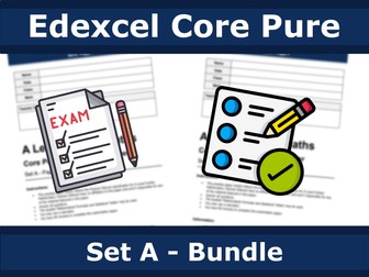 Edexcel Core Pure - Predicted Papers - Set A Bundle