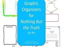 Graphic Organizers Plus Crossword Puzzles for Nothing But the Truth by Avi