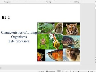 Characteristics of Life # IGCSE Biology