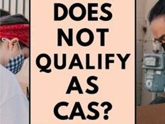 What is NOT CAS (Creativity, Activity, Service) A3 Poster