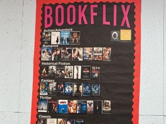 Bookflix Display board printable