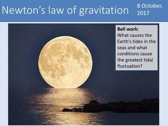 A-level Physics Unit 7.2 Gravitational fields - 7.2.1 Newton's law of gravitation (New AQA spec)