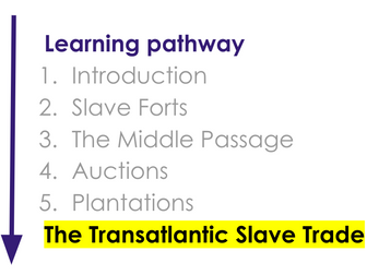Transatlantic Slave Trade - 6 lessons