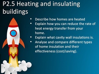 P2.5 Heating and insulating buildings
