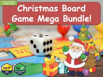 English Literature Christmas Board Game Mega-Bundle! (Fun, Quiz, Christmas, Xmas, Boardgame, Games, Game, Revision, GCSE, KS5, AS, A2) English Literature