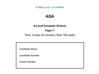 AQA A-Level Computer Science Papers 1–2
