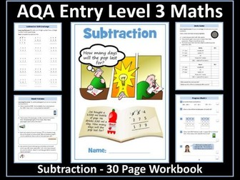 Subtraction: AQA Entry Level 3 Maths
