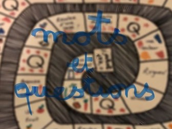 Board game to practise French vocabulary