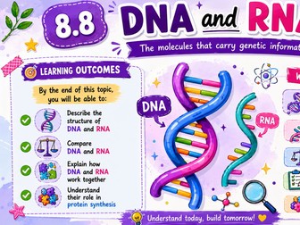 T Level Health DNA, RNA & Pathogens 8.8–8.11