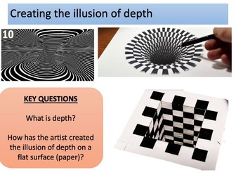 Bridget Riley and Yayoi Kusama Optical Illusion Drawing Lessons