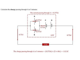 AQA A Level Electricity test with worked solutions