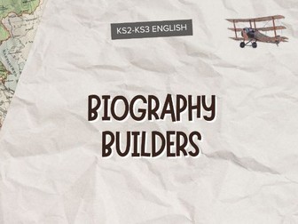 Biography Writing Unit KS2–KS3 | Non-Fiction Writing Scheme (5 Lessons)