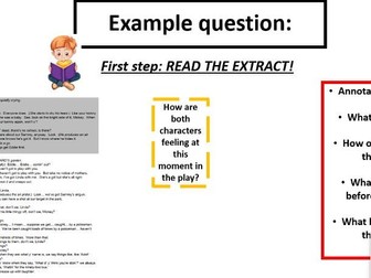 Component1 GCSE Drama revision/mock prep