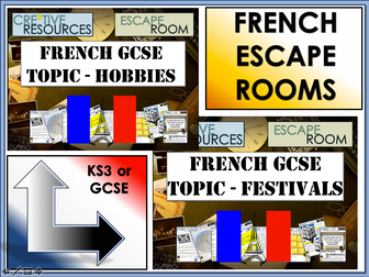 French GCSE Escape Rooms - MFL Revision