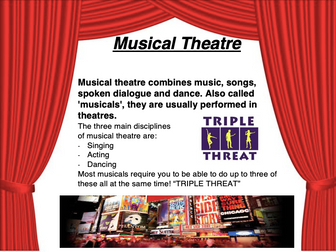 Musical Theatre Lessons