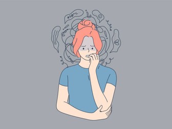 What is feeling anxious and Worried-worksheet