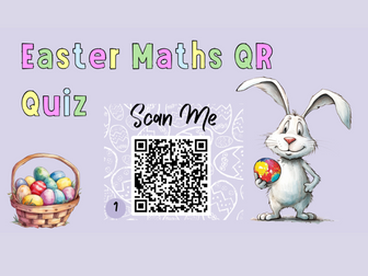 Easter QR Quiz/Hunt Functional Skills Maths