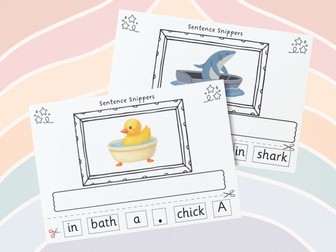 Phonics - Sentence Snippers Phase 3