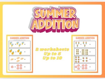 Summer Addition Math