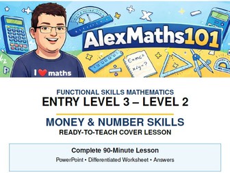 Functional Skills Maths Cover Lesson E3-L2