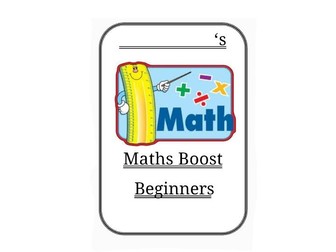 MATHS BOOST SUPPORT BOOKLETS