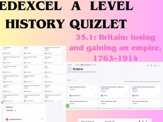 A Level History Empire Flashcards