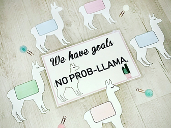 Llama goals display