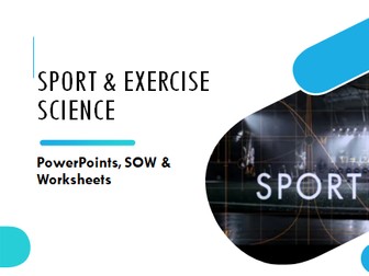 Level 1 Sport: SP12 Keeping Active & Healthy  (Full unit with PowerPoint, worksheets & Unit Plan)