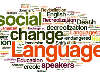 Language Change A-Level revision booklet